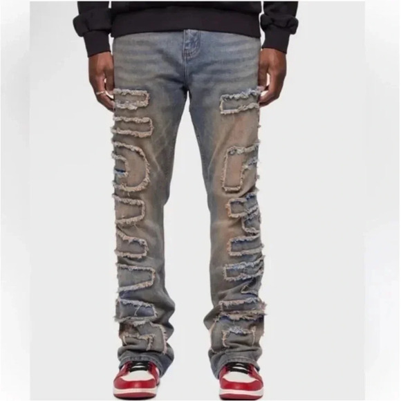 HOMME FEMME TWILIGHT SUNSET JEANS 32 - Picture 1 of 13